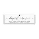 Search for elegant chic return address labels Girly