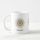 Search for gold mandala mugs Black