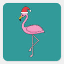 Search for christmas flamingo stickers Santa claus