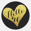 Search for faux gold heart stickers Birthday