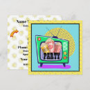 Search for retro television invitations Movie night