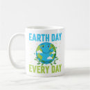 Search for every day is earth day mugs Climate change