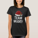 Search for team naughty tshirts Red