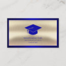 Search for high school student business cards Gold
