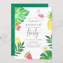 Search for flamingo 30th birthday invitations Summer