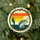 Search for funny fishing christmas tree decorations Bass