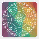 Search for colourful mandala stickers Hippie