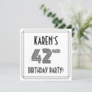 Search for 42nd invitations Stylish