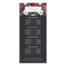 Search for floral rack cards Black