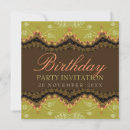 Search for event birthday invitations Gold