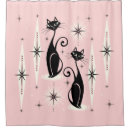 Search for retro cats shower curtains Atomic