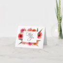 Search for poppy thank you cards Orange