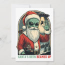 Search for alien abduction postcards Santa