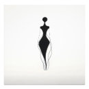 Search for female silhouette posters Black