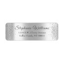 Search for silver metallic wedding stickers Glitter