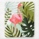 Search for flamingo mousepads Tropical leaves