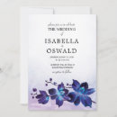 Search for orchid wedding invitations Blue