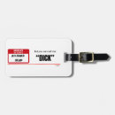 Search for sarcastic luggage tags Humour