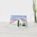 Search for snowboard christmas cards Watercolor