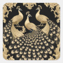 Search for golden bird stickers Peacock