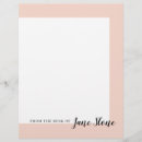 Search for borders letterhead For her