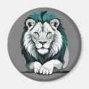 Search for lion portrait magnets Animal