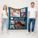 Search for senior graduation blankets Blue