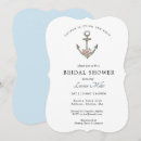 Search for nautical bridal invitations Floral