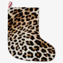Search for leopard print christmas stockings Brown