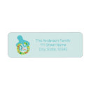 Search for octopus return address labels Under the sea