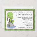 Search for green turtle invitations Boy