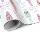 Search for pastel nutcracker wrapping paper Watercolor