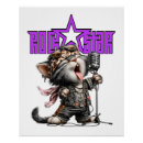 Search for funny rock band posters Kitten