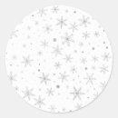 Search for white snowflake stickers Silver