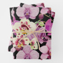 Search for orchids wrapping paper Watercolor