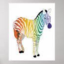 Search for rainbow zebra posters Animal
