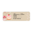 Search for cupcake return address labels Baked goods