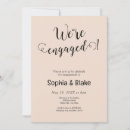 Search for beautiful engagement party invitations Minimalist