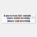 Search for emission bumper stickers Global warming