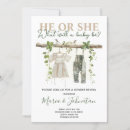 Search for neutral gender reveal invitations Boy or girl