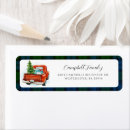 Search for mail truck return address labels Watercolor