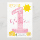 Search for sunshine lemonade invitations Lemons