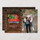 Search for vintage red truck invitations Wood