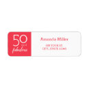 Search for 50th return address labels Typography