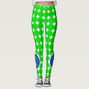 Search for blue and green polka dots leggings White