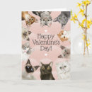 Search for funny cat valentines day cards Watercolor
