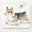 Search for cute corgi mousepads Watercolor