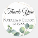 Search for silver thank you wedding stickers Green