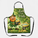 Search for irish holidays aprons Leprechaun