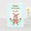 Search for happy 1st easter cards Rabbit